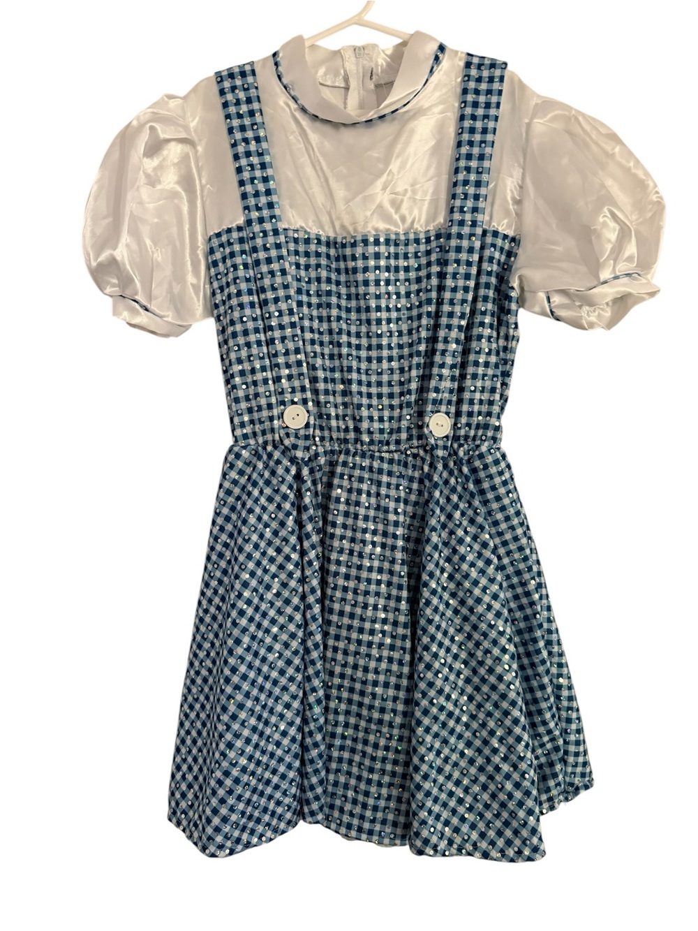 Rubies Wizard of Oz Dorothy Rhinestone Dress Costume Girls medium